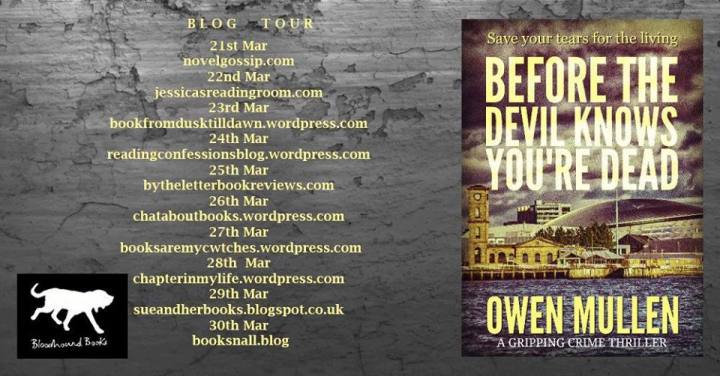 Before The Devil Knows You're Dead blog tour banner
