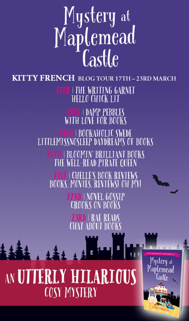 Mystery at Maplemead Castle blog tour banner