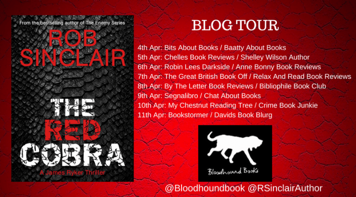 The Red Cobra Blog tour banner