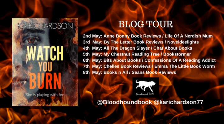 Watch You Burn blog tour banner