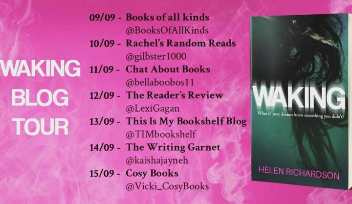 Waking blog tour banner