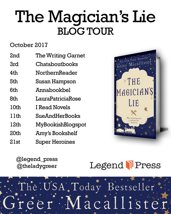 The Magician's Lie paperback Blog Tour Banner jpeg