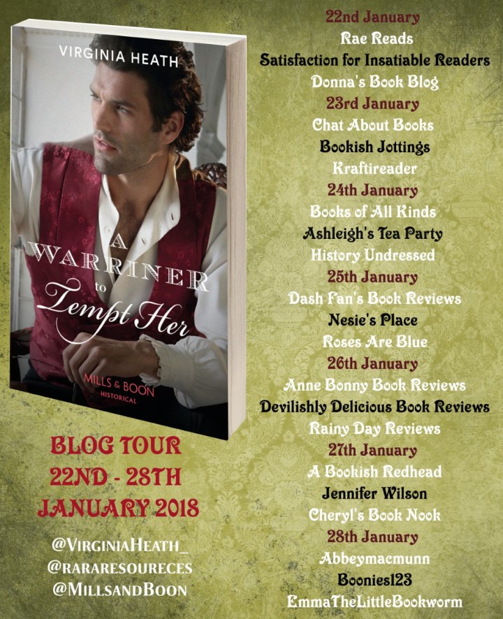 A Warriner To Tempt Her blog tour