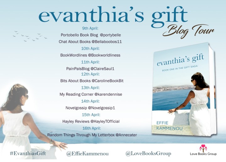 Evanthia's Gift blog tour