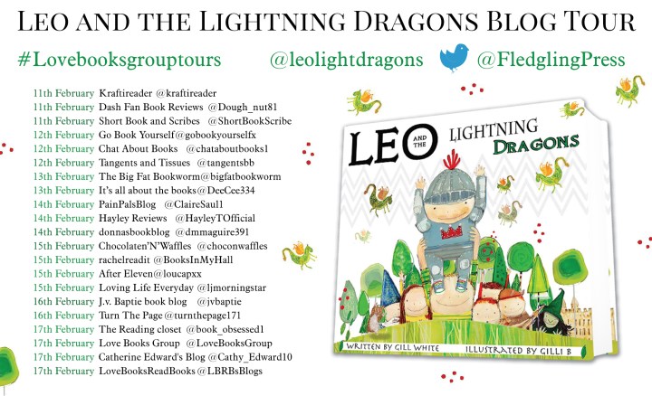 Leo and the Lightning Dragons blog tour