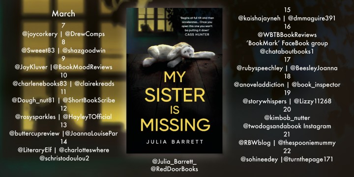 My Sister Is Missing tour poster