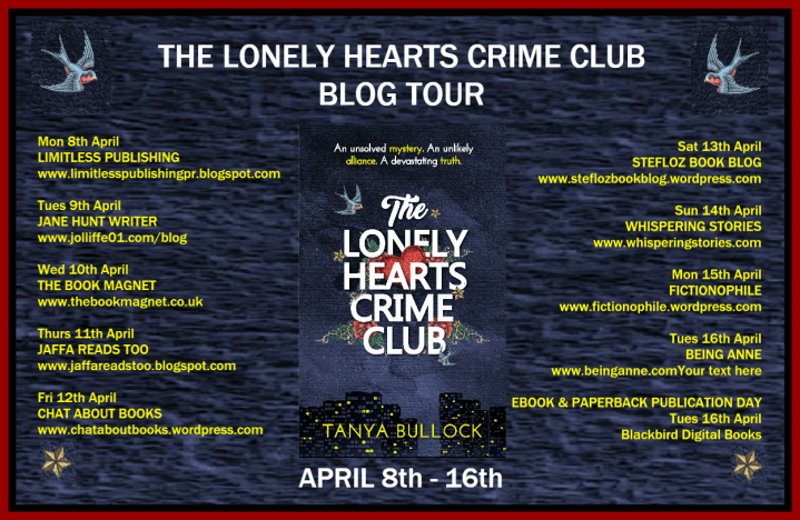 THE LONELY HEARTS CRIME CLUB BLOG TOUR POSTER