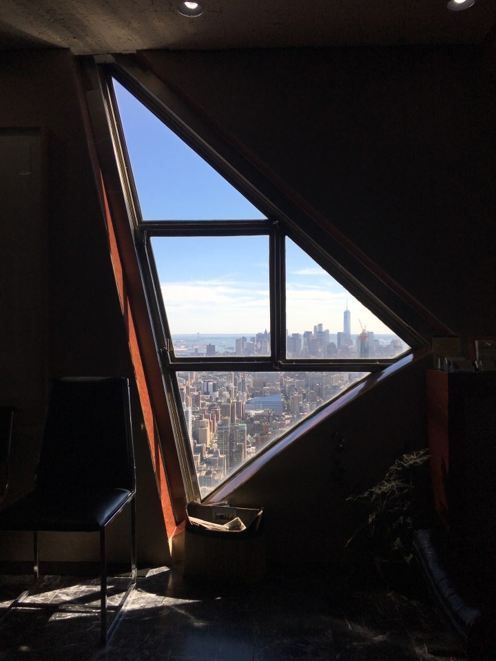The view from the dentist’s in the Chrysler Building