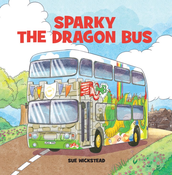 Sparky the Dragon Bus Cover - IngramSpark - AW