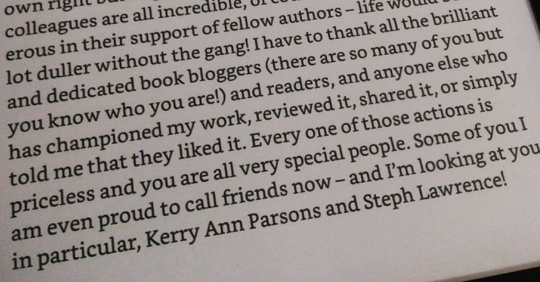 The Garden on Sparrow Street acknowledgements