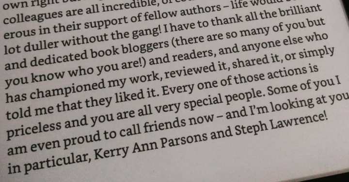 The Garden on Sparrow Street acknowledgements